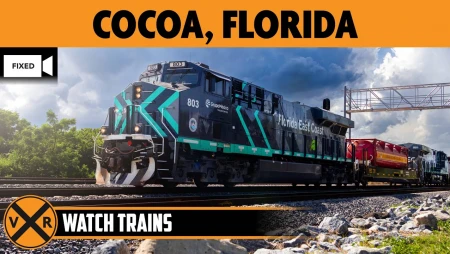 Cocoa, Florida - FEC Railway - North View